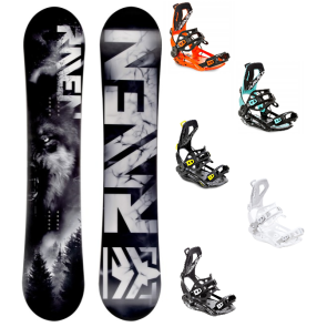 Pachet Snowboard Raven Lupus cu legaturi Raven FT360 | winteroutlet.ro